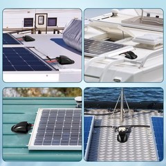4 Set Waterproof Solar Cable Gland – Dual Entry for 3mm²-10mm², ABS Housing, RV,