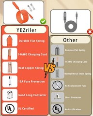 14AWG Car Charging Cable for Jackery Portable Power Station Explorer 3000 Pro
