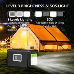 Generador solar al aire libre para emergencias de viaje camping hogar CPAP NUEVO