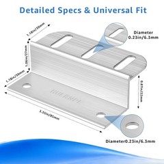 Z Brackets Solar Panel Mounting Kit (16 Pack) – Heavy Duty Corrosion-Resistant A