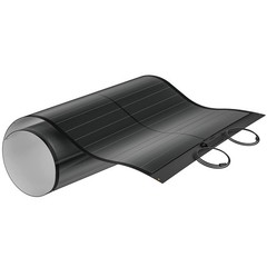 BougeRV Yuma 200W Flexible Solar Panel CIGS Thin-Film with Pre-Punched Holes