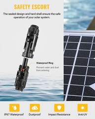 Universal 12 PCS Solar Cable Connectors with Spanners – Ideal for All PV Systems