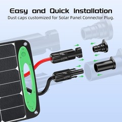 5 Pairs Solar Connector Caps, IP68 Weather Resistant Dust Male and Female Cap fo