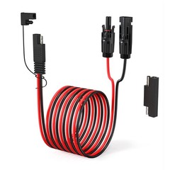 ELFCULB 10AWG 50FT Solar Connector to SAE Adapter 2 3.3 10 20 35 50 FT SAE So…