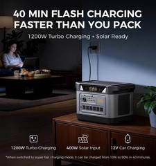 S1000 Pro Portable Power Station Solar Generator Home Backup RV Camping