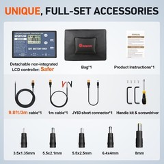 Effortless Charging: 18V 100W Monocrystalline Solar Panel for Outdoor Adventures