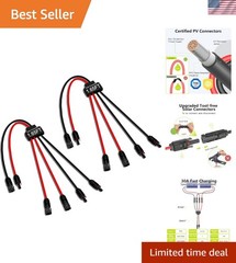 Solar Panel Y Branch Parallel Connectors – Easy Plug and Play Installation