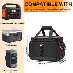 Travel Carrying Case for Jackery Explorer 300 240 160 Solar Generator Bag