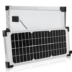 10 Watt Solar Panel Kit – Replace FM123 for Mighty Mule FM200 FM350 FM500 FM502