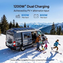 BLUETTI Apex 300 2764.8Wh+Charger 2 1200W Car Alternator Charger for Car Camping