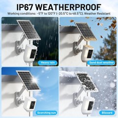 Solar Panel And 2-In-1 Wall Mount For Ring Cam, 6W Solar Charger Compatible With