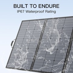 MHPOWOS Folding Solar Panel 400 800 watt for Bluetti AC200L APEX 300 AC200PL