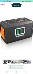 HOWEASY 120W Portable Power Station, 88WH Solar Generator, Lithium Battery Power