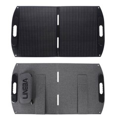 Foldable ETFE 100W 200W Solar Panel w/ Controller For Power Station RV Off Grid