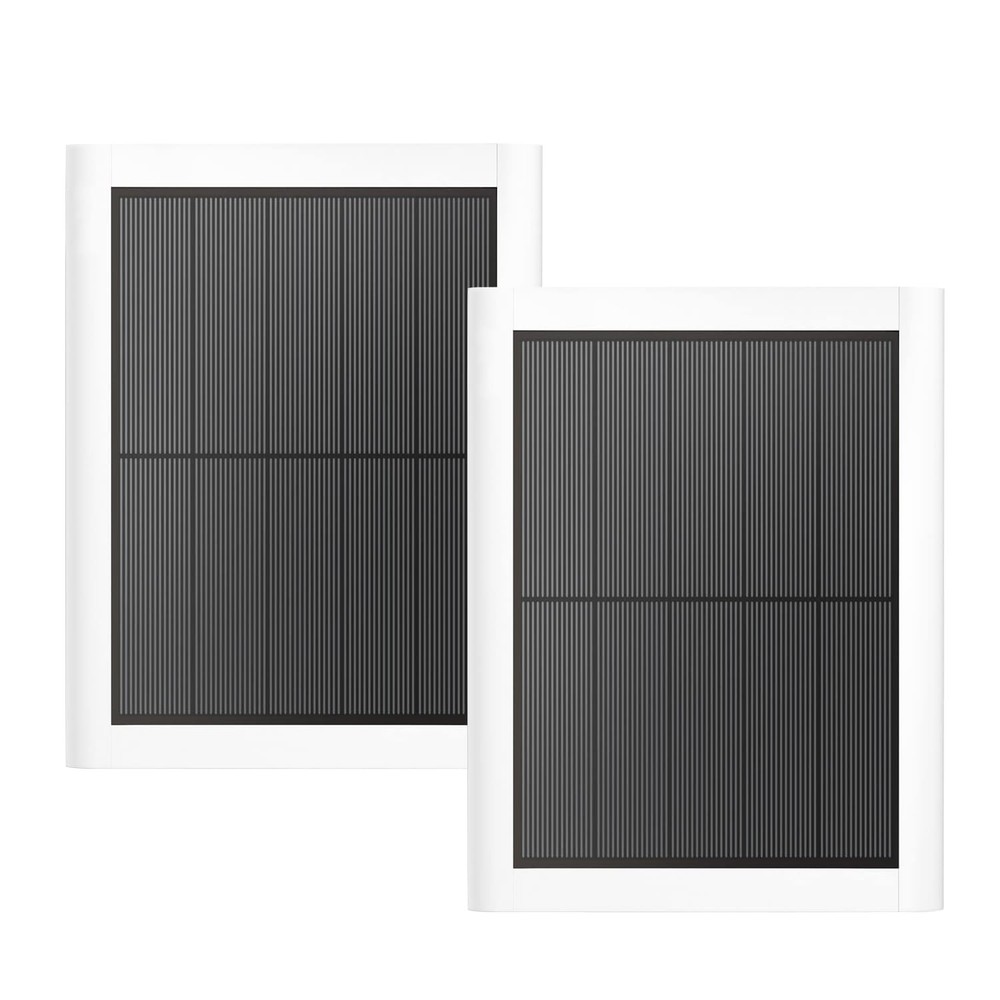Ring Solar Panel(2nd Generation), 5W Ring Solar Panel Charger with 2Pack White