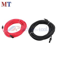 4mm² 20M Solar Extension Wire Red+Black with M4 Plug Kit