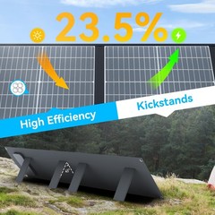Ecosonique 200W Portable Foldable Solar Panel MC4 Output for Power Station | …