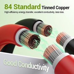 30FT 10AWG Solar Extension Cable, 10 Gauge Solar Panel Wire with Female and Male