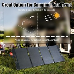 100W/200W Outdoor Camping Portable Solar Panel Foldable Solar Panel Waterproof