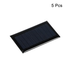 Mini Solar Panel Cell 5V 45mA 0.225W 53mm x 30mm for DIY Project Pack of 5