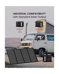 400 Watts Foldable Solar Panel, Luggable & Durable, Portable 400W Solar Charg…