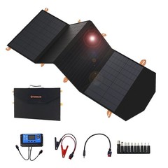 Portable Solar Panel 120W Waterproof USB C DC Output