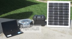 TEKTRUM RUGGED PORTABL 1500w/3000w POWER STATION-SILENT GAS FREE-Plug-N-Play