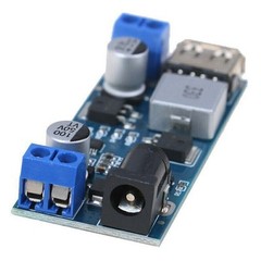 High Efficiency 24V 12V to 5V 5A Step Down Power Supply Converter USB Charging