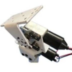 DC Dual-axis Gimbal For Solar Tracking Monitor Large Load High Torque X/ Y-axis