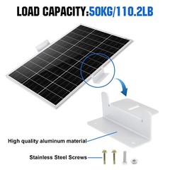 16 Units Solar Panel Mounting Brackets,Z Bracket Sets Lightweight Aluminum Co…