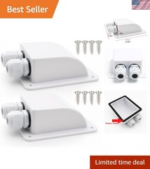 Waterproof Solar Cable Entry Gland Double for All Cable Types 6-12mm² 2 Pack