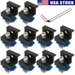 10PCS Solar Panel End Clamp for Standard Aluminum 30/35mm Solar Panel Brackets