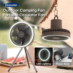 10000mAh 4000mAh Camping Fan Rechargeable Desktop Portable Circulator Wireless