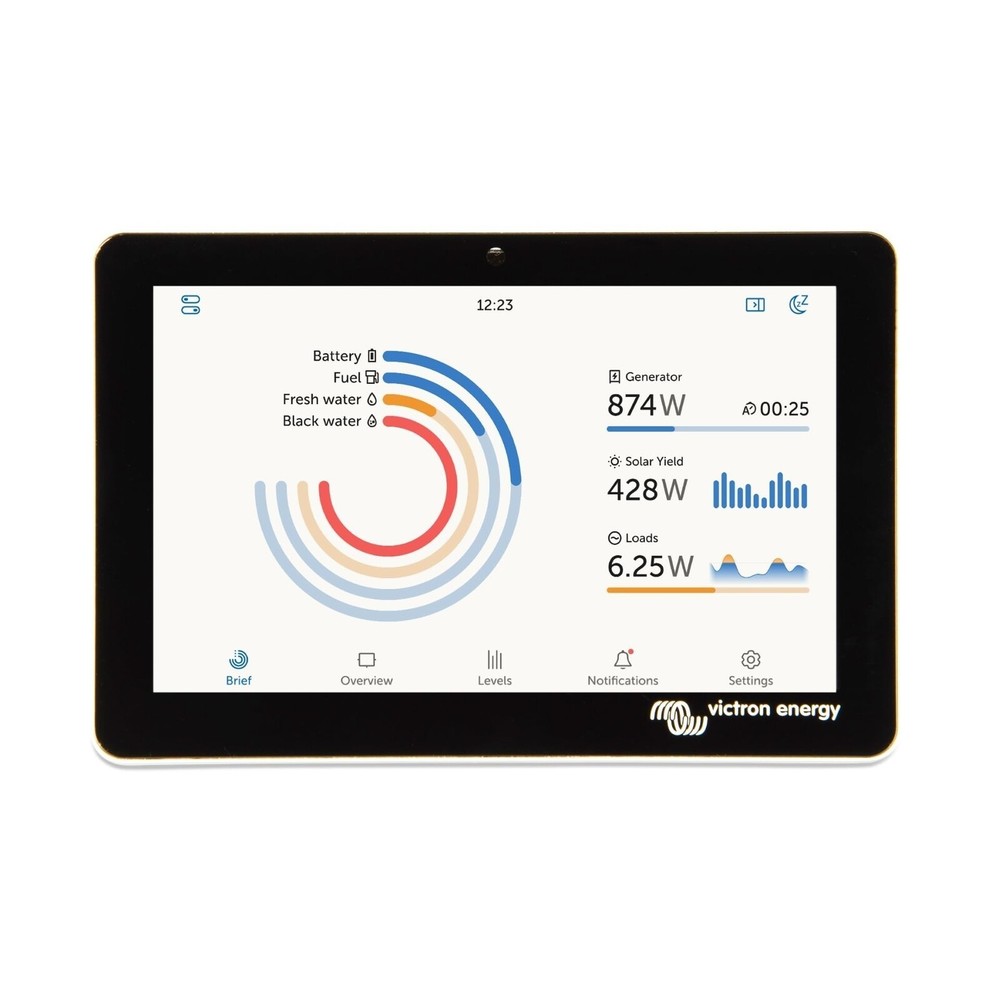 Victron Energy GX Touch 70 Display Screen – Waterproof 7-Inch Touchscreen for…