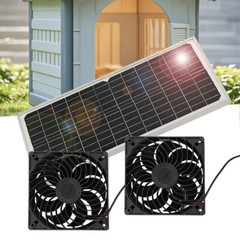 Solar Panel Powered Fan 30W Ventilator Roof Greenhouse Chicken Coop Exhaust Vent