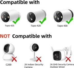 for Tapo Outdoor Security Camera, 5W Solar Charger Compatible with T