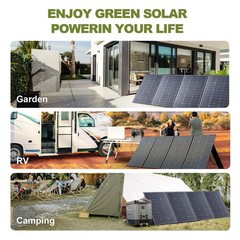ALLPOWERS 400W Portable Solar Panel Waterproof IP67 Foldable for Outdoor/RV/CAMP