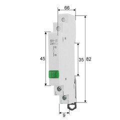 DIN Rail LED Signal Indicator Lamp Bright Indicator Bulbs For Industrial Panels
