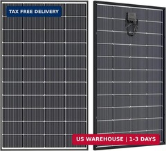 200W Bifacial Solar Panel, N-Type 16BB Monocrystalline Solar Panel, 25% High Eff