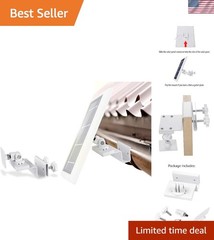 Adjustable Solar Panel Gutter Mount for Ring, Arlo, Blink Security Cameras