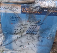 Sunforce 80 Watt Solar 12V Power Genterator Kit