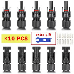 Photovoltaic Solar Connector Kit 1000V 30A for PV/MC Cable 10-400 Pcs