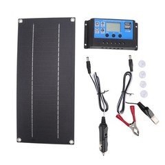 Waterproof 12V Solar Battery Charger Kit, 600W Solar Panel Maintainer for Marine