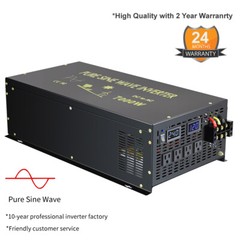 Pure Sine Wave Inverter 36V DC to AC 110V 120V Power 7000W Generator Carvan Car
