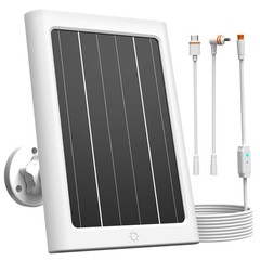5W Solar Panel for Ring Spotlight Cam Plus/Pro and Stick Up Cam Battery, Sola…