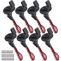 8 Pcs 12 AWG Weatherproof SAE Connectors for Solar Panels and Battery Chargers