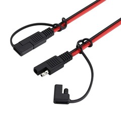 12V-24V 10A SAE to Crocodiles Clip Power Cord for Automotive Charging Cord
