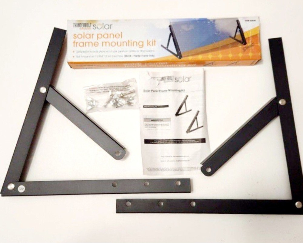 Solar Panel Frame Mount Kit Harbor Freight Thunderbolt Magnum Steel Tilts 68698