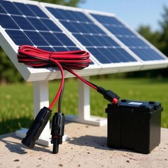 30A Battery Use Solar Cable for Outdoor Charging and Input Tasks