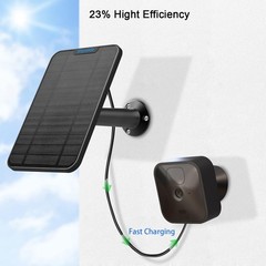 Waterproof Solar Panel for Blink 3rd Gen/XT/XT2 Camera – Quick Charge